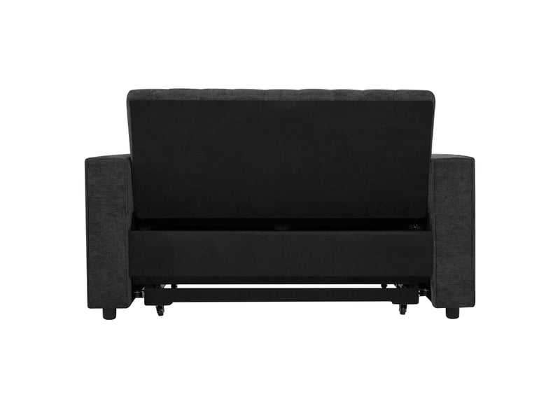 Canapé convertible, canapé-lit, gris, porte-gobelets, usb, design moderne, pour salon, mobilier pour espace de vie, chambre - Conforama B