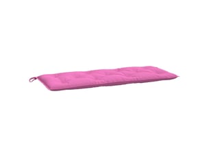 Coussin de banc de jardin, coussin d'assise rose 120x50x7 cm tissu cf52788