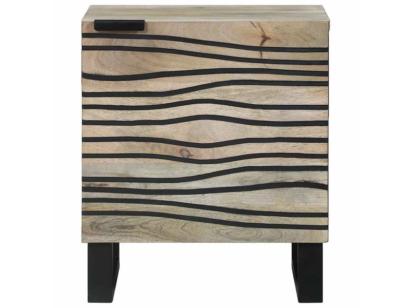  Table de chevet - cabinet de chevet - table de nuit blanc 40 x 33 x 46 cm bois d'ingénierie  - Conforama B