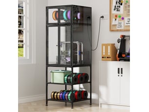 Bibliotheque coloris noir ELVMI - 59.9 cm x 175.5 cm