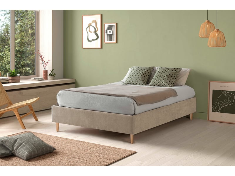 Sommier coffre 160x200 cm VOLTAIRE - Conforama X