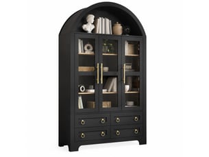 Buffet 3 porte(s)  4 tiroir(s) VIVRYN  - 110 cm coloris noir 