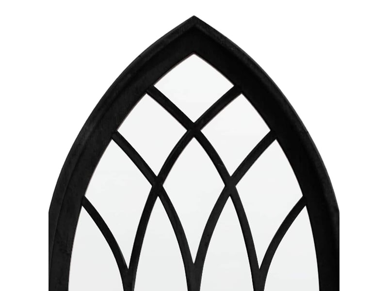  Miroir, miroir décoratif noir 70x30 cm fer pour utilisation à l'intérieur cf62898  - Conforama E