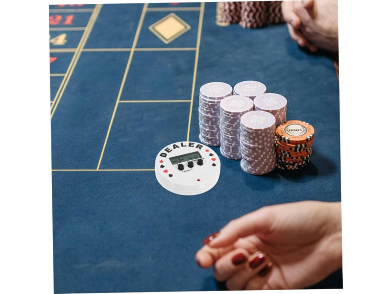  Minuteur de poker numérique croupier de table compact minuteur créatif round base pour joueurs de poker soirées de jeux compte à rebours none - Conforama D