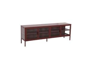 Meuble tv coloris rouge 160 cm <strong></strong>  <strong></strong>