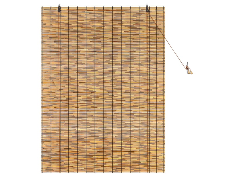  Store enrouleur, store à rouleau marron 120 x 160 cm roseau cf45287  - Conforama C