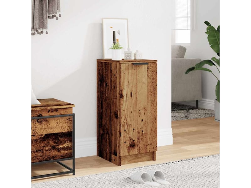  Meuble à chaussure, armoire à chaussures vieux bois 29,5x35x70 cm bois ingénierie  - Conforama C