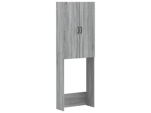 Armoire de toilette, meuble de toilette hoorn sonoma gris 66x25.5x190 cm