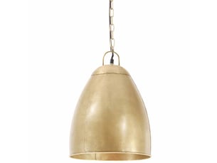 Lampe suspendue, suspension luminaire industrielle 25 w laiton rond 32 cm e27