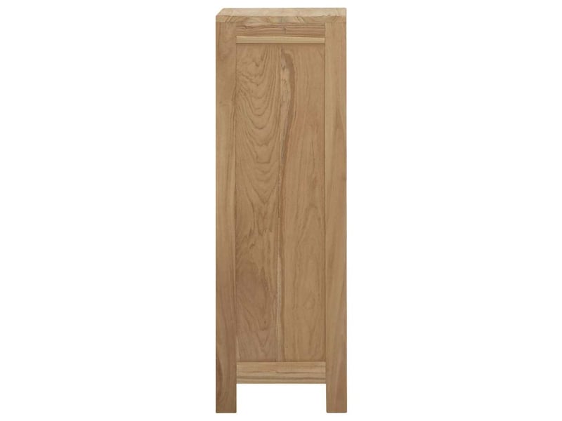  Commode chambre adulte, armoire à tiroirs 30x30x90 cm bois massif de teck  - Conforama E