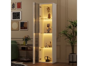 Vitrine coloris blanc <strong></strong> <strong>Bubbly</strong> - 40 cmx170 cm