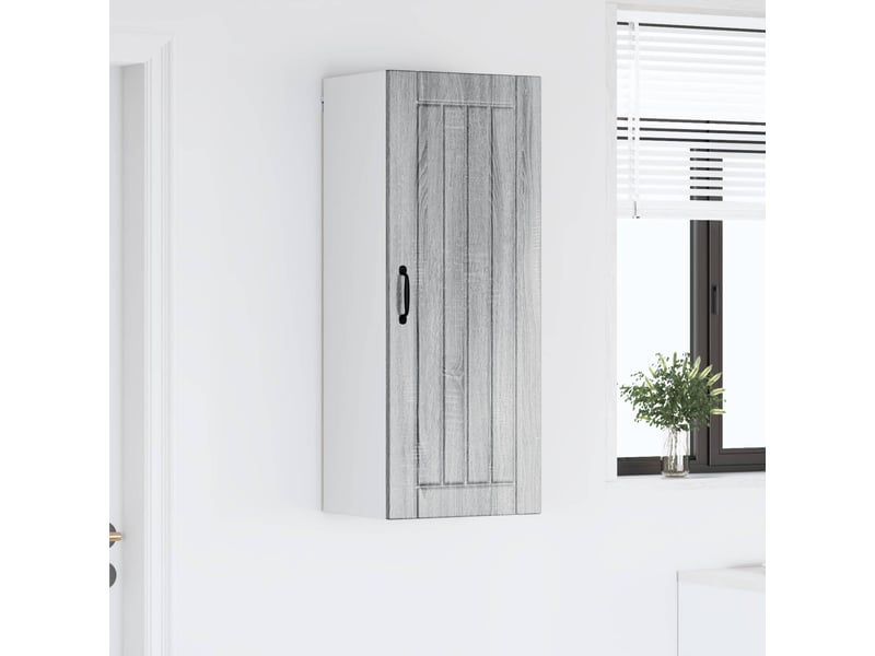  Meuble mural de cuisine, armoire de cuisine sonoma gris 40x31x100cm  - Conforama D