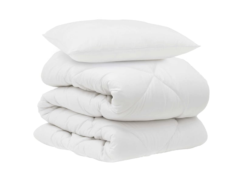  Couette avec oreiller 2 pièces - duvet blanc microfibre  - Conforama A