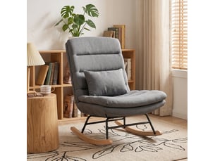 Pouf / repose pied MIVRAY gris