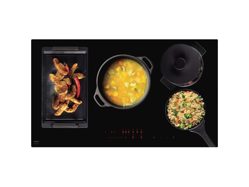 Novy - table de cuisson à induction 90cm 5 feux 10400w 1768 - 1768 - Conforama C