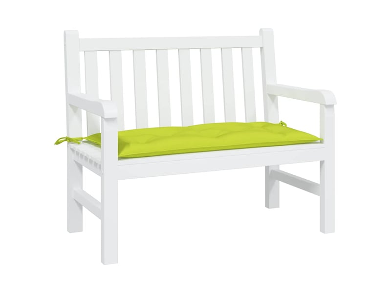  Coussin de banc de jardin, coussin d'assise vert brillant 100x50x7cm tissu oxford cf52863  - Conforama B
