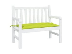 Coussin de banc de jardin, coussin d'assise vert brillant 100x50x7cm tissu oxford cf52863