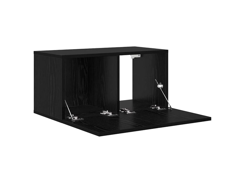  Ensemble meuble tv - banc tv - meuble de rangement 3 pcs noir bois d'ingénierie  - Conforama E