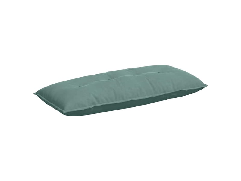  Coussin de dos, coussin de dossier vert mer 120 x 50 cm tissu en velours côtelé cf55118  - Conforama A