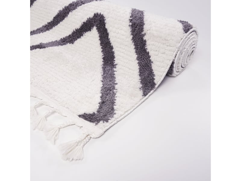 Ouarain - tapis berbère oran 160 x 230 cm Z-BERBER160230500IVORY - Conforama E