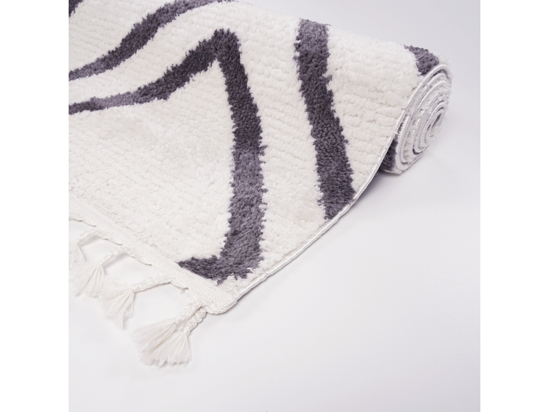 Ouarain - tapis berbère oran 160 x 230 cm Z-BERBER160230500IVORY - Conforama E
