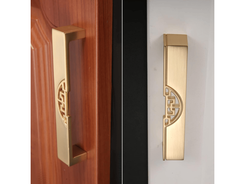  Jeu de poignées dorées style rétro vintage pour meubles, boutons d’armoire pour chambre et cuisine  - Conforama C