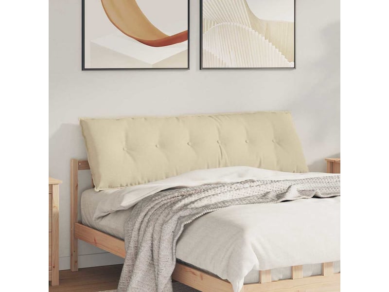  Coussin de dos, coussin de dossier crème 160 x 19 x 50 cm tissu cf54619  - Conforama B