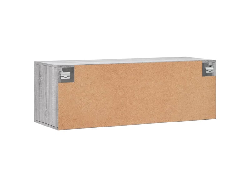  Armoire murale salon, meuble de rangement 100 x 36.5 x 35 cm bois d'ingénierie  - Conforama E