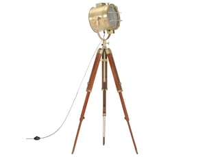 Lampadaire à trépied bois de manguier massif 165 cm shl22671