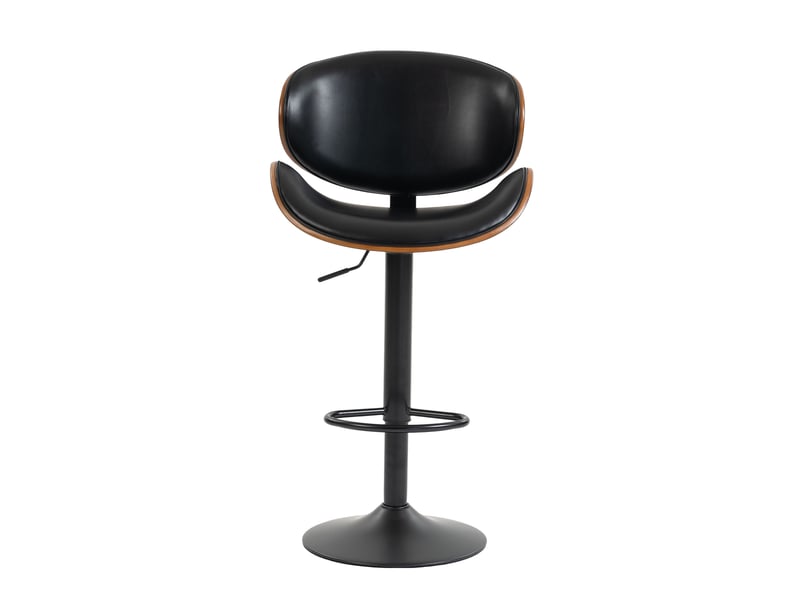  Lot de 2 tabourets de bar pivotants réglables en similicuir pu noir W3056P455970 - Conforama A