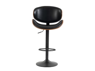 tabouret de bar assise réglable en hauteur  PANGIVO W3056P455970 - noir