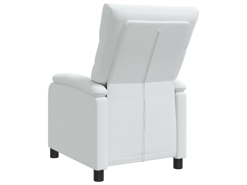  Vidaxl fauteuil inclinable blanc tissu  - Conforama E