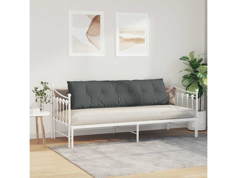  Coussin de dos, coussin de dossier gris foncé 180 x 19 x 50 cm tissu cf54707  - Conforama D