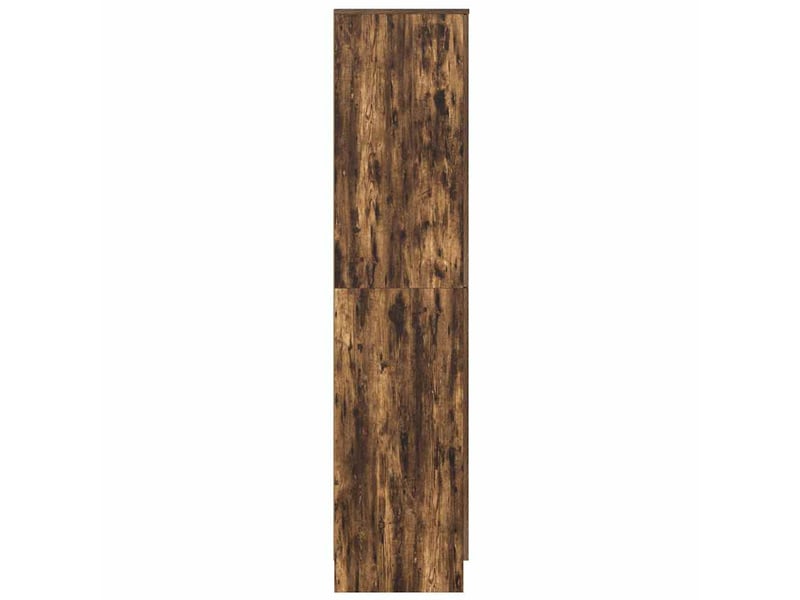 Buffet - haut armoire chêne fumé 35 x 39 x 168 cm - Conforama E