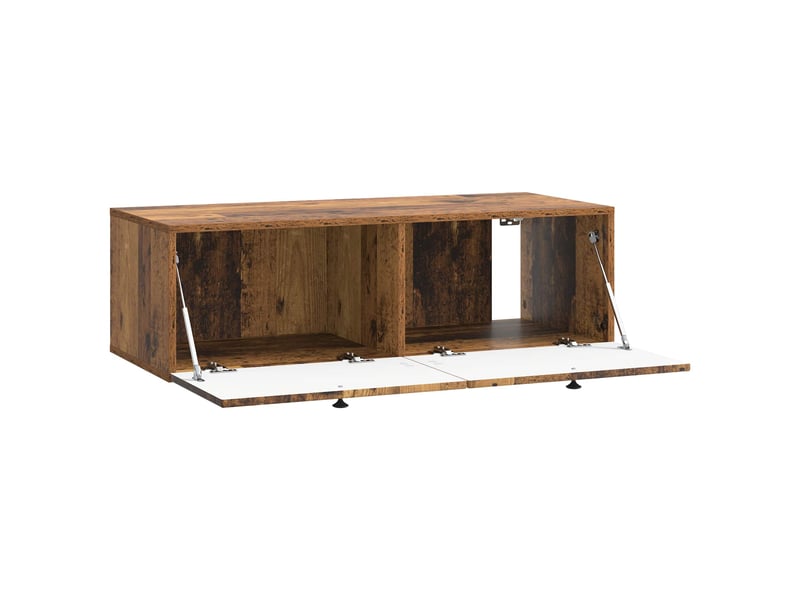  Meuble tv - banc tv - meuble de rangement mural bois ancien 98 x 41 x 30 cm bois d'ingénierie  - Conforama E