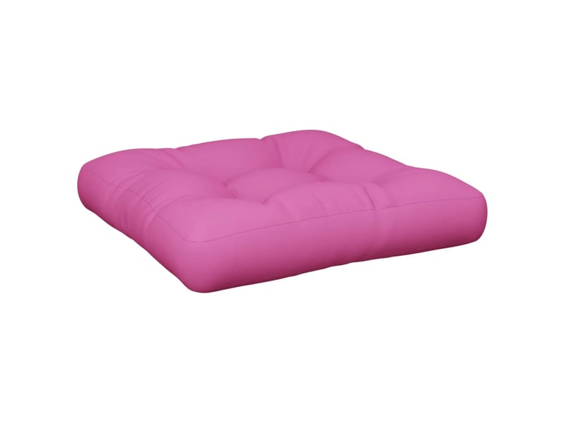  Coussin de palette, coussin de chaise, coussin de canapé rose 58x58x10 cm tissu oxford cf55431  - Conforama A