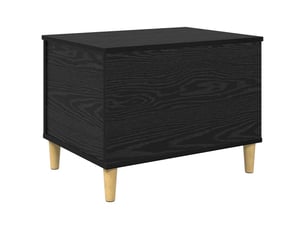 Table de chevet - cabinet de chevet - table de nuit chêne noir 60 x 44,5 x 45 cm