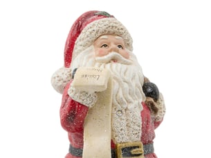 Père noël lumineux led en résine h. 47 cm