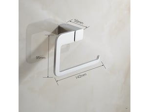 Porte-papier toilette, chromé, 1 rouleau