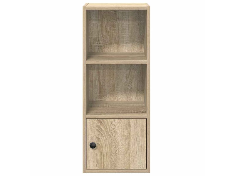  Bibliothèque, meuble de rangement salon chêne sonoma 31x24x77 cm bois d'ingénierie  - Conforama E