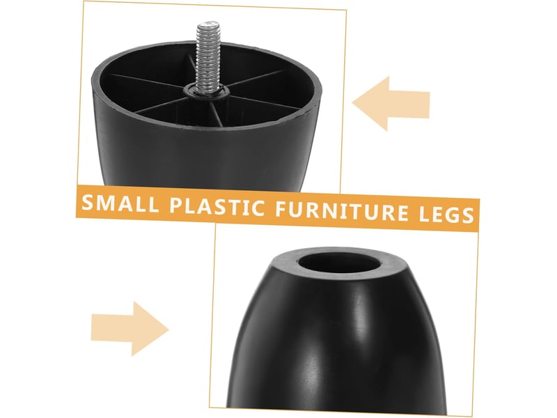  4pièces meubles plastique à visser pour niveau remplacement pour canapé table  - Conforama E