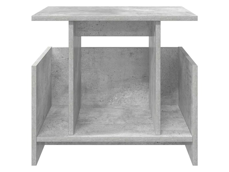  Meuble tv - banc tv - meuble de rangement 50 x 35 x 45 cm gris béton bois d'ingénierie  - Conforama E