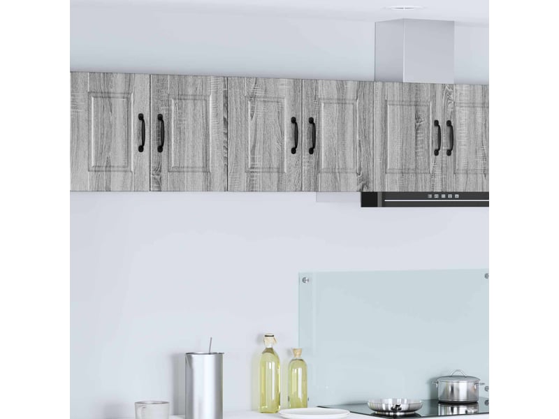 Meuble mural de cuisine, armoire de cuisine gris sonoma 60x31x40cm - Conforama B