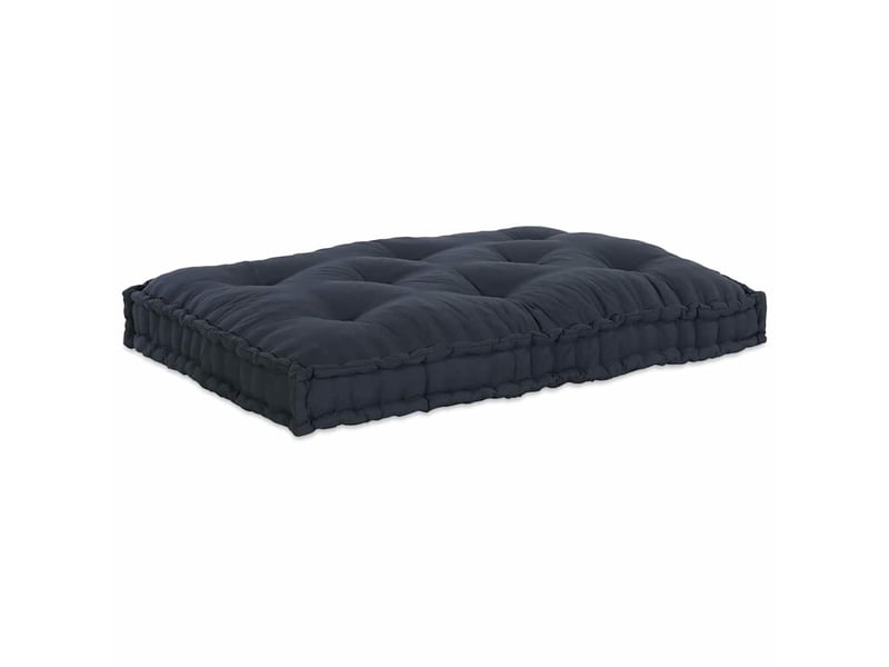  Coussin de canapé sur palette, coussin de chaise anthracite 120 x 80 x 12 cm tissu cf54214  - Conforama A