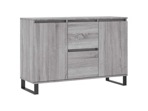 Buffet - bahut - meuble de rangement sonoma gris 101,5x35x70 cm bois d'ingénierie