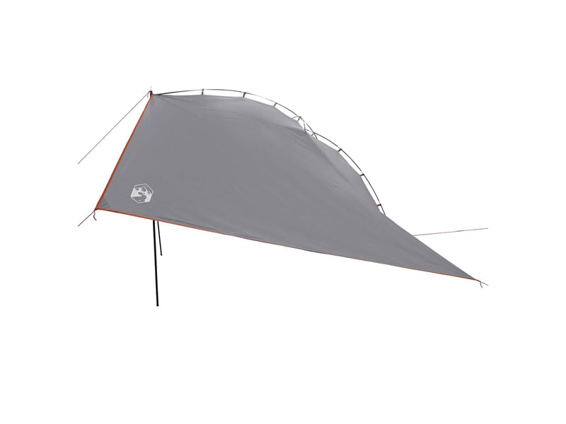  Tente voiture pour camping gris et orange 350x250 cm polyester et acier  - Conforama E