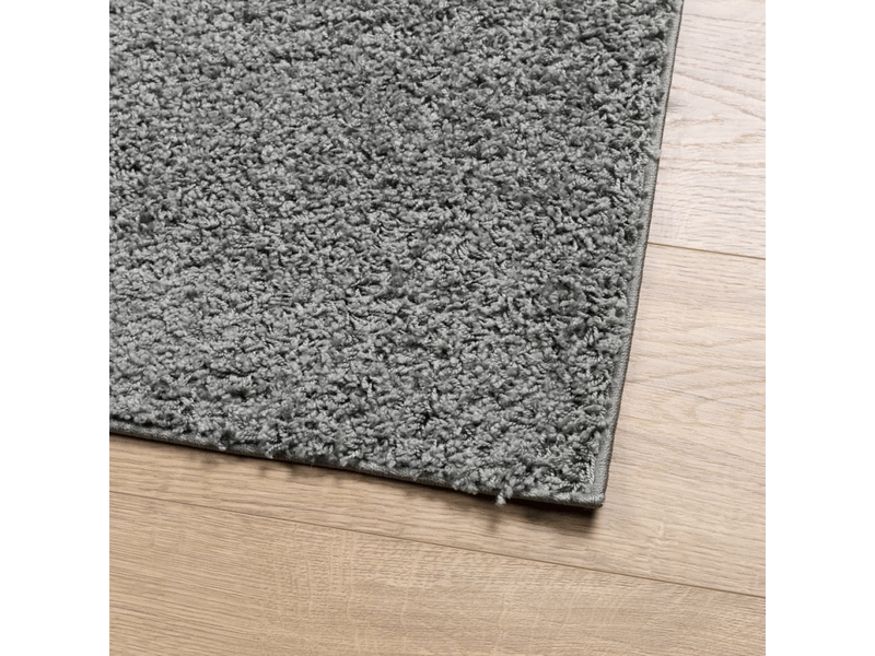  Tapis moderne à poils longs vert 80x250 cm - comfortxl 375297 - Conforama D