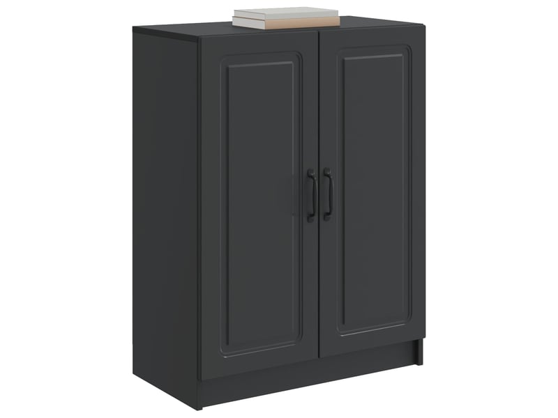  Buffet - bahut - meuble de rangement noir 66 x 34,5 x 87 cm bois d'ingénierie  - Conforama C