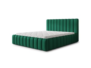 Lit coffre 140x200 cm <strong>MASSENO</strong>  <strong></strong> coloris vert