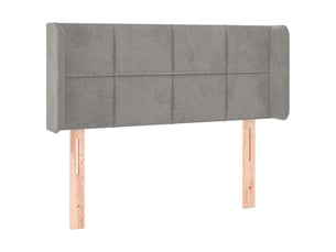 Tete de lit A poser largeur 103 cm <strong></strong> <strong></strong> argenté